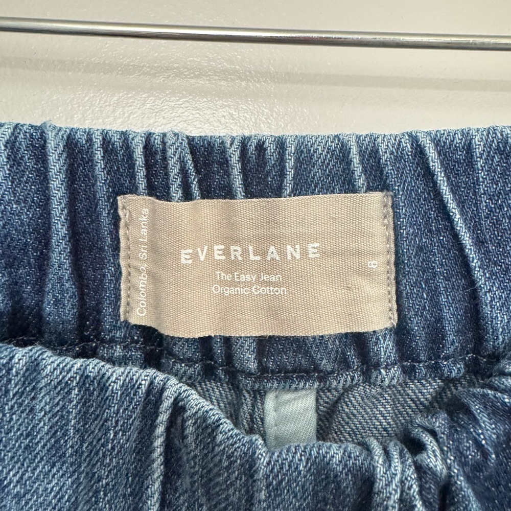 Everlane Straight Leg Blue Denim Pants Size 8 - Picture 7 of 7